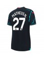 Manchester City Matheus Nunes #27 Kolmaspaita Naisten 2023-24 Lyhythihainen